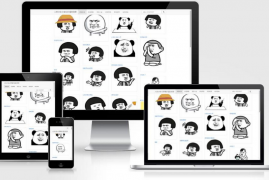 最新PHP熊猫头图片表情斗图生成源码——秒云创业网
