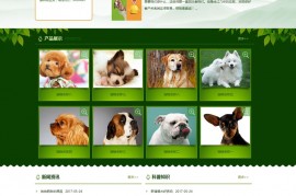 宠物饲养育种机构网站源码-织梦dedecms模板——秒云创业网
